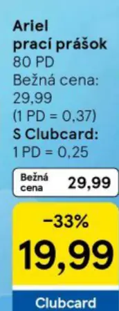Ariel prací prášok