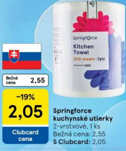 Springforce kuchynské utierky