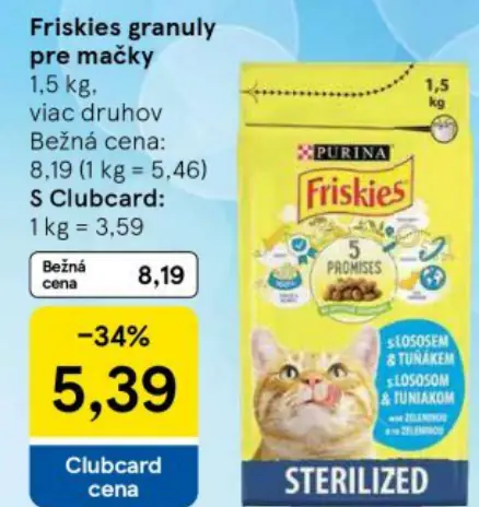Friskies granuly pre mačky