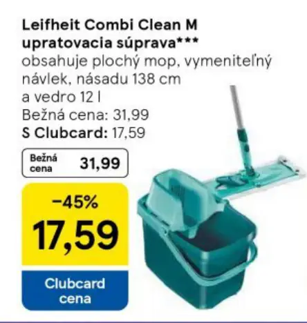Leifheit Combi Clean M upratovacia súprava
