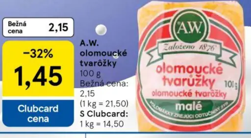 A.W. olomoucké tvarôžky