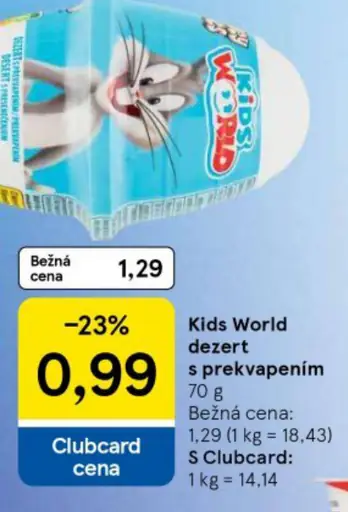 Kids World Dezert s prekvapením