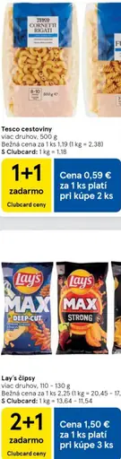 Tesco cestoviny