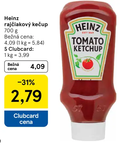 Heinz rajčiakový kečup