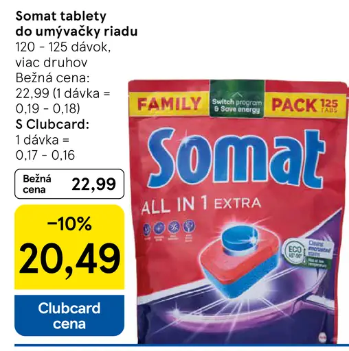 Somat tablety do umývačky riadu