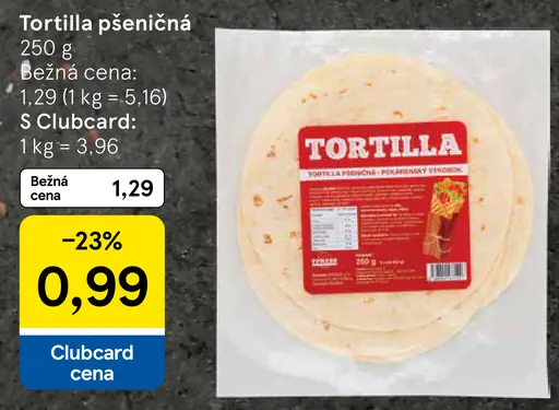 Tortilla pšeničná