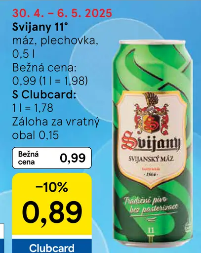 Svijany 11° máz