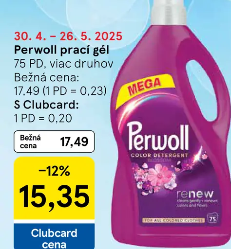 Perwoll prací gél