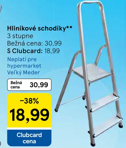 Hliníkové schodíky