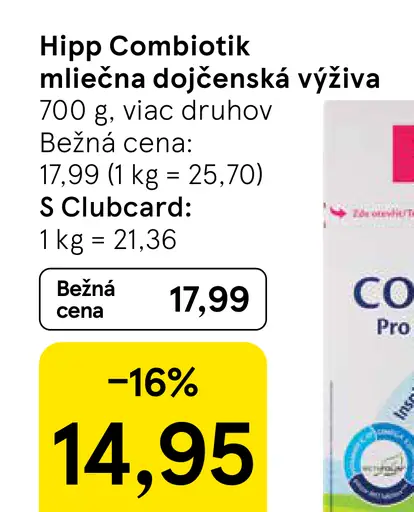 Hipp Combiotik dojčenská výživa