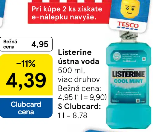 Listerine ústna voda