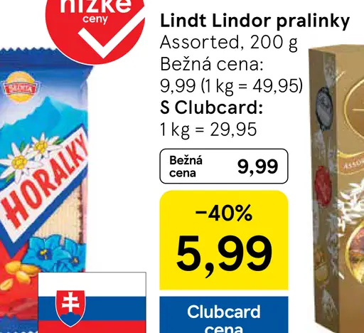 Lindt Lindor pralinky Assorted