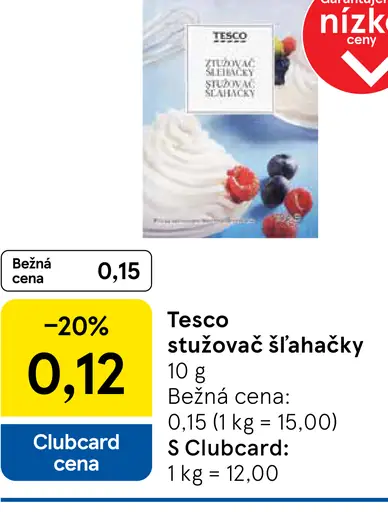 Tesco stužovač šľahačky