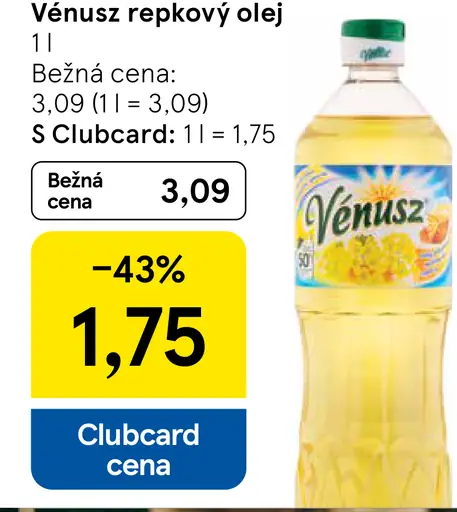 Vénusz Slnečnicový olej