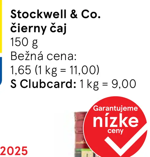 Stockwell & Co. čierny čaj