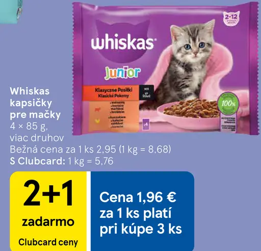 Whiskas Kapsičky pre mačky