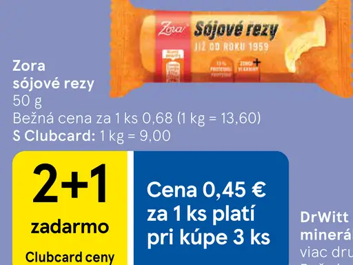 Zora sójové rezy