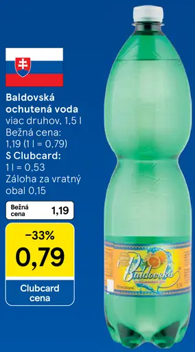 Baldovská ochutená voda
