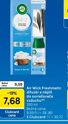 Air Wick Freshmatic difuzér a náplň do osviežovača vzduchu