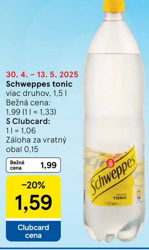 Schweppes tonic