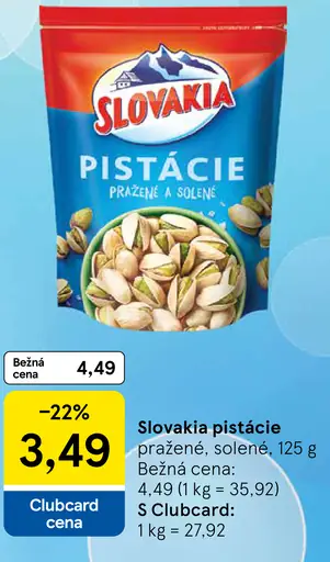 Slovakia pistácie