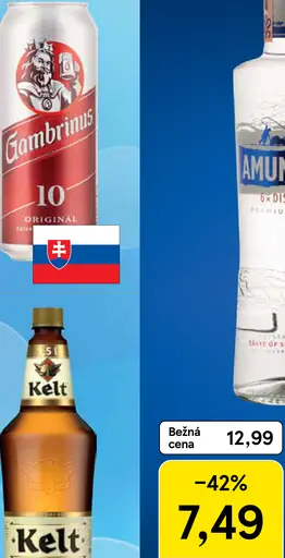 Gambrinus 10° plechovka