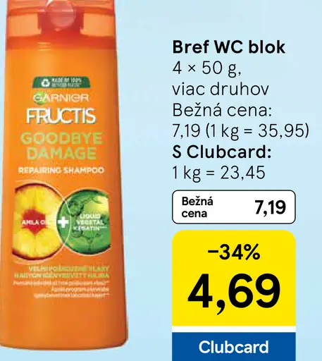 Garnier Fructis šampón na vlasy