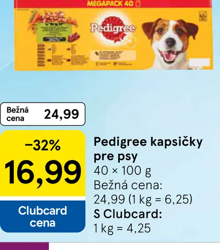 Pedigree kapsičky pre psy