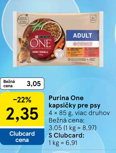 Purina One granuly pre psy