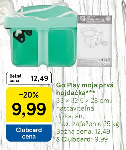 Go Play moja prvá hojdačka