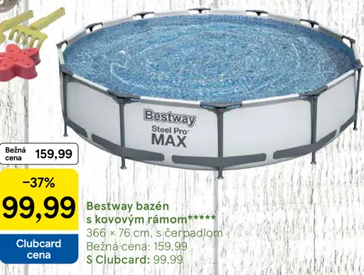 Bestway bazén s kovovým rámom