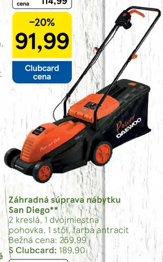 Záhradná súprava nábytku San Diego