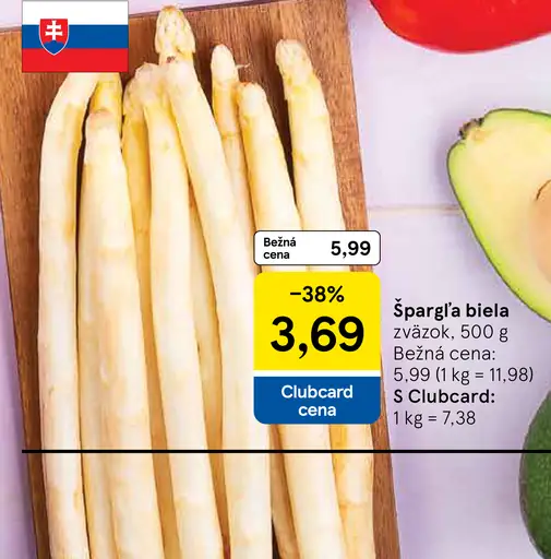 Špargľa biela