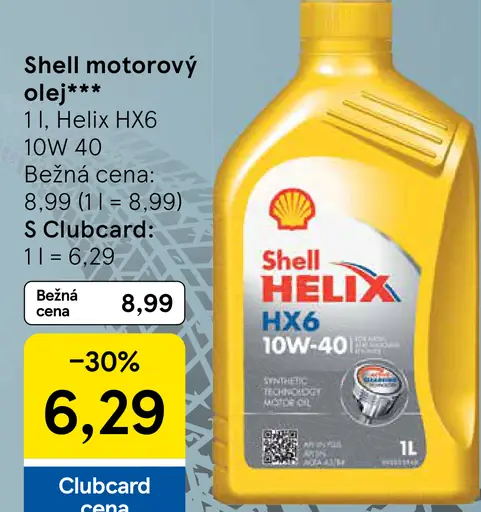 Shell motorový olej Helix HX6 10W-40