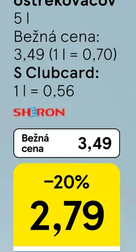 Sheron letná zmes do ostrekovačov