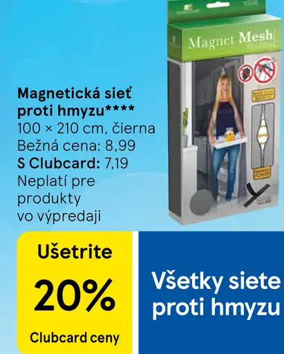 Magnetická sieť proti hmyzu