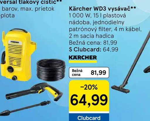 Kärcher WD3 vysávač