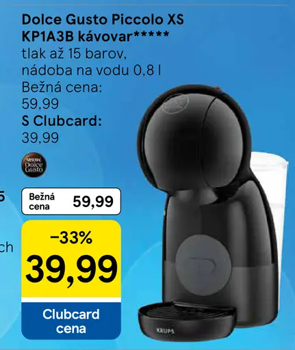 Dolce Gusto Piccolo XS kávovar