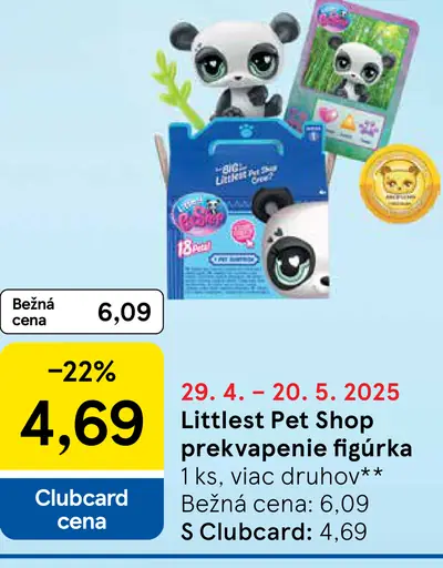 Littlest Pet Shop prekvapenie figúrka