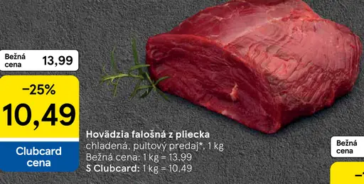 Hovädzia falošná z pliecka