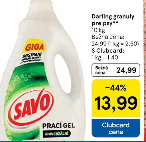 Savo univerzálny prací gél