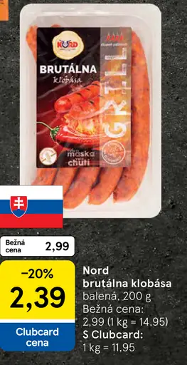 Nord Brutálna klobása