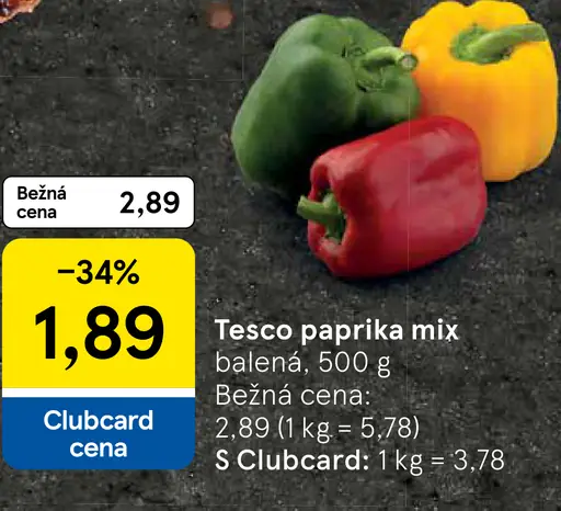 Tesco paprika mix