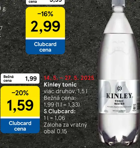 Kinley tonic