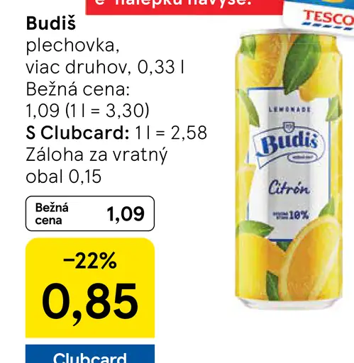 Budiš plechovka