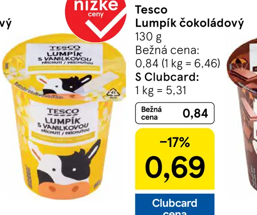 Tesco Lumpík čokoládový