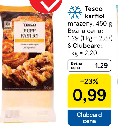 Tesco lístkové cesto