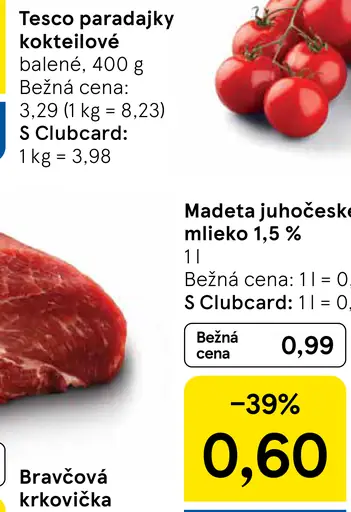 Tesco paradajky kokteilové