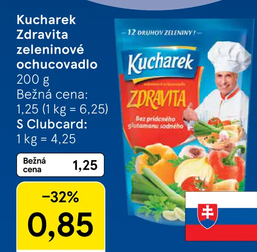 Kucharek Zdravita zeleninové ochucovadlo