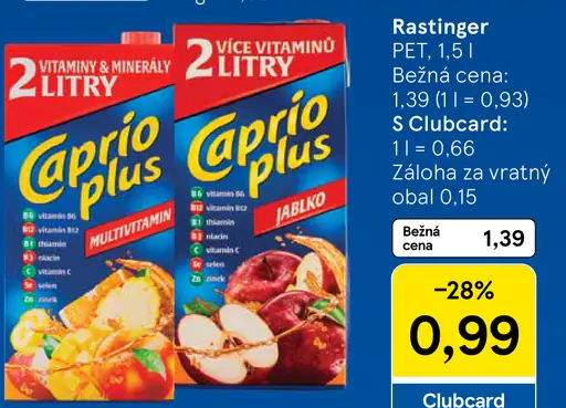 Caprio ovocný nápoj